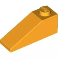 4286c110 - LEGO élénk világos narancssárga kocka 33° lejtő 3 x 1 méretű