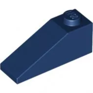 4286c63 - LEGO sötétkék kocka 33° lejtő 3 x 1 méretű