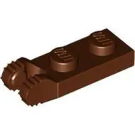 44302c88 - LEGO vörösesbarna lap 1 x 2 méretű, 2 zsanér csatlakozóval