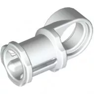 44c1 - LEGO fehér technic tengely és pin csatlakozó, sima