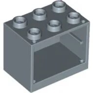 4532bc55 - LEGO homokkék kisszekrény üreges bütyökkel
