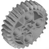 46372c86 - LEGO világosszürke technic fogaskerék 28 fogas, mindkét oldalán lecsapott fogakkal