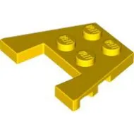 48183c3 - LEGO sárga mindkét oldalán lecsapott lap 3 x 4 méretű