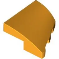5095c110 - LEGO élénk világos narancssárga lejtő, íves, 2 x 2 x 2/3 méretű, lecsapott balos