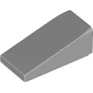 5404c86 - LEGO világosszürke kocka 18° lejtő 2 x 1 x 2/3 méretű