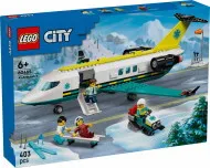 60465serult - LEGO City - Sürgősségi mentőrepülőgép - Sérült dobozos!