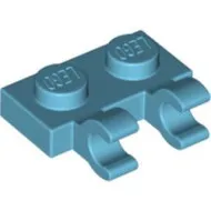 60470bc156 - LEGO közepes azúr lap 1 x 2 méretű, két klipsszel