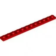 60479c5 - LEGO piros lap 1 x 12 méretű