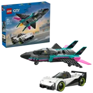 60489 - LEGO City - Repülő vs. autó