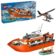60504 - LEGO City - Parti őrség mentőcsónak és helikopter