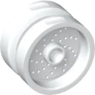 66727c1 - LEGO fehér 18mm átm. x 12mm méretű pöttyös felni