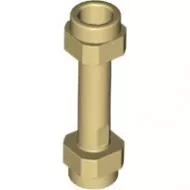 66909c2 - LEGO világos krémszínű (tan) minifigura fegyver, hosszabbított sima markolat