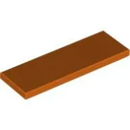 69729c167 - LEGO vöröses narancssárga csempe 2 x 6 méretű