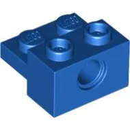 73109c7 - LEGO kék technic kocka 1 x 2 méretű, pin foglalattal, 1 x 2 méretű lappal