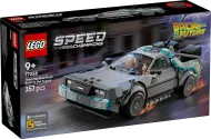 77256serult - LEGO Speed Champions - A Vissza a jövőbe időgépe - Sérült dobozos!