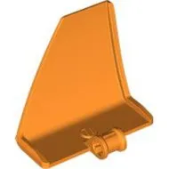 80272c4 - LEGO narancssárga technic panel #71, 5 x 4 x 3 méretű, balos