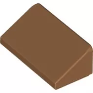 85984c150 - LEGO közepesen sötét bőrszínű 30° lejtő 1 x 2 x 2/3 méretű