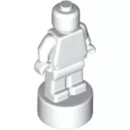90398c1 - LEGO fehér minifigura trófea szobrocska
