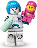 col26-6 LEGO Gyűjthető minifigurák 26. sorozat: világűr - Android ápolónő minifigura