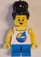 cty1624 - LEGO minifigura kislány rövid lábakkal