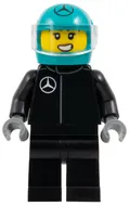 cty1831 - LEGO minifigura Mercedes pilóta