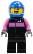 cty1832 - LEGO minifigura Alpine pilóta