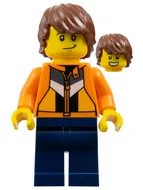 cty1871 - LEGO minifigura soapbox riporter