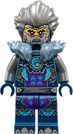 njo0861 - LEGO Ninjago Cinder minifigura, sötétkék páncélban