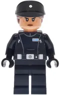 sw1465 - LEGO Star Wars birodalmi tiszt minifigura, barna hajjal