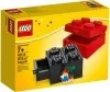 40118 - LEGO Creator piros és fekete 2 x 2 megépíthető tároló doboz