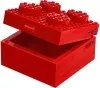 40118 - LEGO Creator piros és fekete 2 x 2 megépíthető tároló doboz