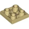 11203c2 - LEGO világos krémszínű (tan) inverz csempe 2 x 2 méretű