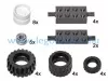 10049 - LEGO 4174369 nagy kerekek és tengelyek - 31 alkatrész