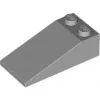 30363c86 - LEGO világosszürke kocka 18° lejtő 4 x 2 méretű