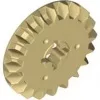 32198c2 - LEGO világos krémszínű (tan) technic fogaskerék 20 fogú egy oldalas