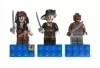853191 - LEGO Karib tenger kalózai hűtőmágnes készlet - ragasztott - a figurákat nem lehet leszedni