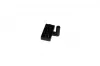 4623c11 - LEGO fekete lap 1 x 2 méretű, felfelé néző horoggal