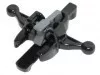 20105c01c11 - LEGO fekete minifigura számszeríj sötétszürke kilövővel