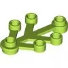 2423c34 - LEGO lime növény-ág 4x3 méretű - 4 db/csomag