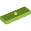 35459c34 - LEGO lime inverz csempe 1 x 3 méretű, lyukkal a közepén