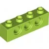 3701c34 - LEGO lime technic kocka 1 x 4 méretű