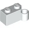 3831c1 - LEGO fehér zsanér kocka alj 1 x 2 méretű