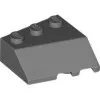 42862c85 - LEGO sötétszürke lejtő kocka 3 x 3 méretű, lecsapott, balos