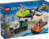 60505 - LEGO City - Repülőgép, emelőkosaras kocsi és légpárnás jármű remix