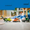 60505 - LEGO City - Repülőgép, emelőkosaras kocsi és légpárnás jármű remix