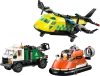 60505 - LEGO City - Repülőgép, emelőkosaras kocsi és légpárnás jármű remix