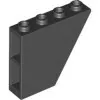 67440c11 - LEGO fekete lejtő 4 x 1 x 3 méretű, íves, inverz
