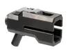 69767c01c77 - LEGO gyöngyház sötétszürke minifigura fegyver, 1 x 1 kerek lap kilövő pisztoly