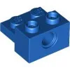 73109c7 - LEGO kék technic kocka 1 x 2 méretű, pin foglalattal, 1 x 2 méretű lappal