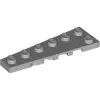 78443c86 - LEGO világosszürke lap 6 x 2 méretű, lecsapott, balos